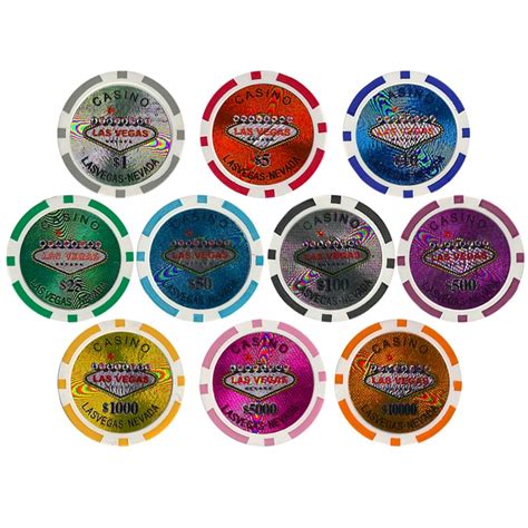  las vegas casino poker chips